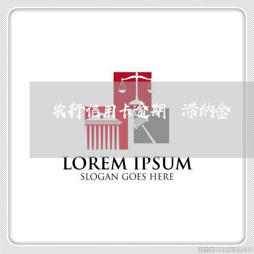 农行信用卡逾期 滞纳金